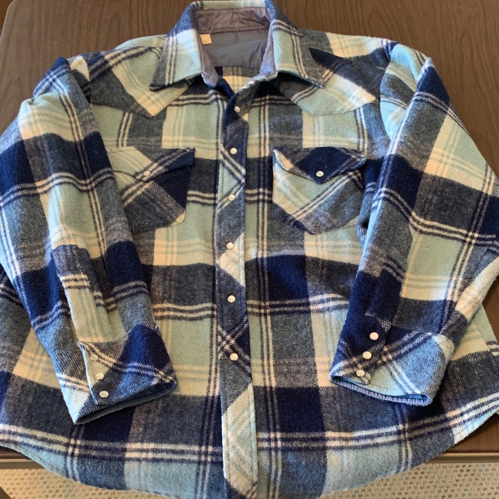Men’s XL 50% wool Western/Cowboy/Rockabilly Shirt/Jacket.